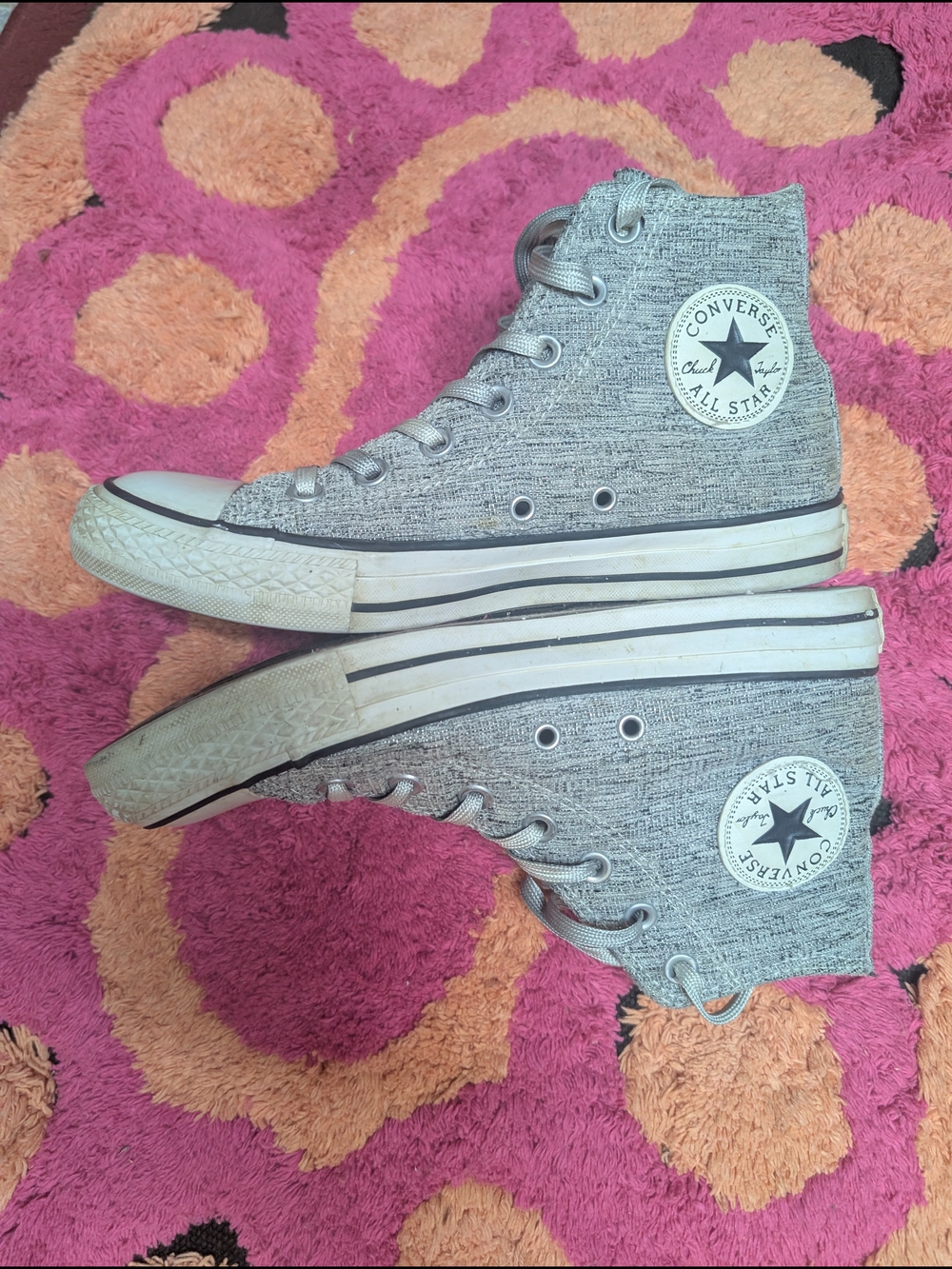 Converse Chuck Taylor All Star High Top Sneakers in Heather Gray